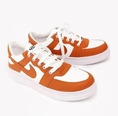 Men's Rexine Fancy Sneakers (JRD-Mustard)