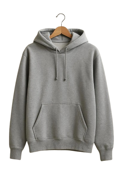 1 Pc Men's Fleece Plain Hoodie