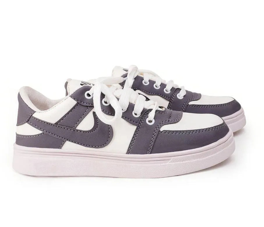 Men's Synthetic Leather Fancy sneaker - JRD-Grey