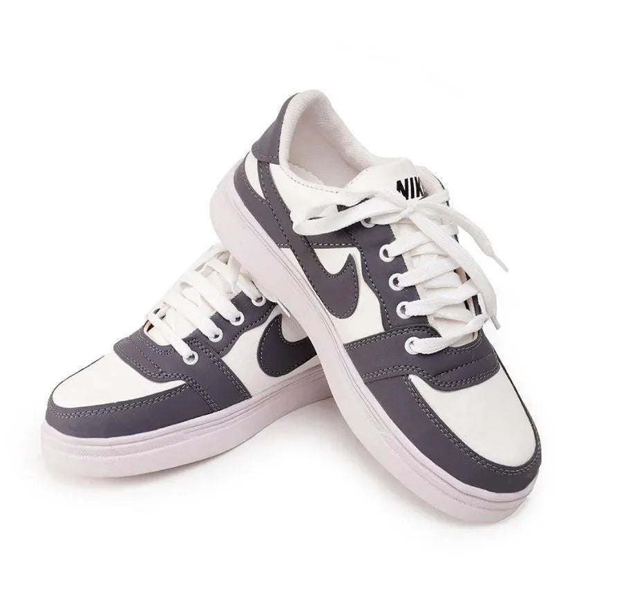 Men's Synthetic Leather Fancy sneaker - JRD-Grey