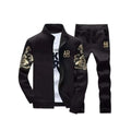 Men's Fleece Printed Zipper Track Suit